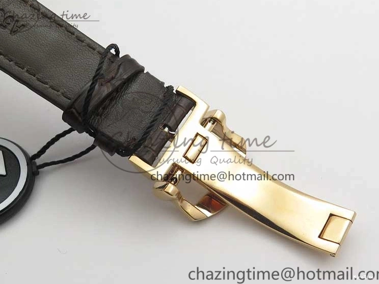 MIROTIME 0729 Efficient Portofino Chrono RG ZF 1:1 Best Edition White Dial on Brown Leather Strap A 7151